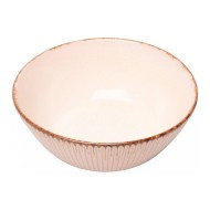 Bowl Avulso 16x6,5cm De Cerâmica Linear Bege